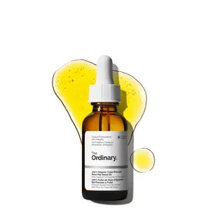 The Ordinary 100% Organic Cold-Pressed Rose Hip Seed Oil, Addresses Signs of Aging by Improving the Appearance of Uneven Skin Tone, Supporting Skin Elasticity