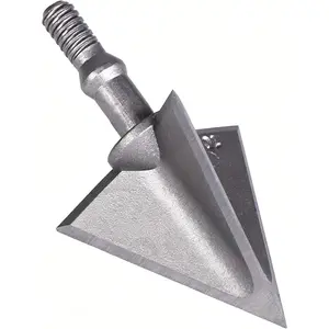 JianZD 12pcs Fixed-Blade Broadheads, 125gr 3-Blade Screw-In Arrowheads for Crossbow, Recurve & Compound Bows X3