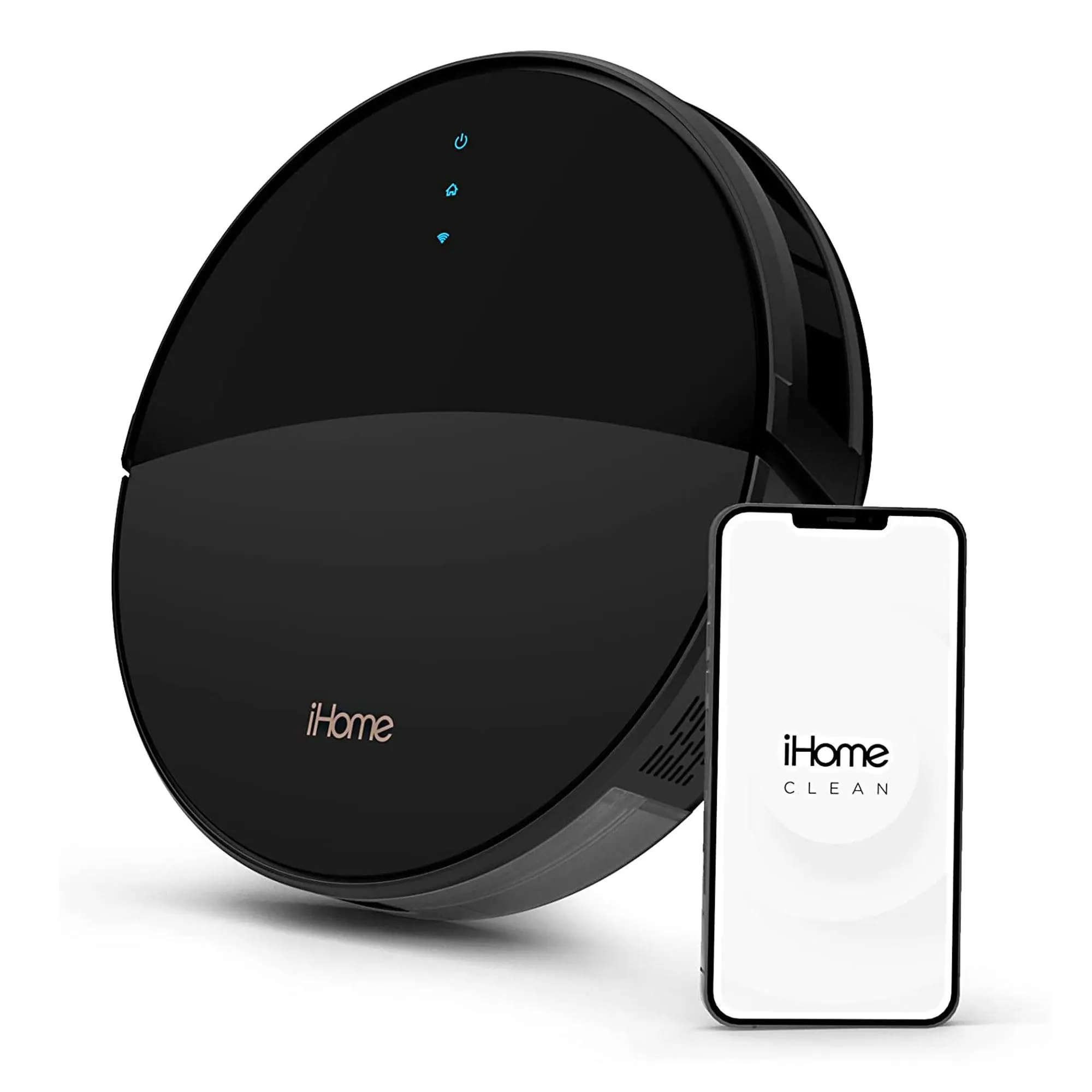 iHome iHRV1-BLK AutoVac Eclipse Robot and Self Charging Vacuum Cleaner, Black iHome iHRV1-BLK AutoVac Eclipse Robot and Self Charging Vacuum Cleaner, Black