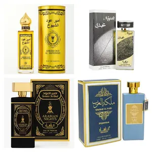Men's Arabic Cologne Collection - 4 Bottles - Full Size Large Bottles - Men's Fragrance Set