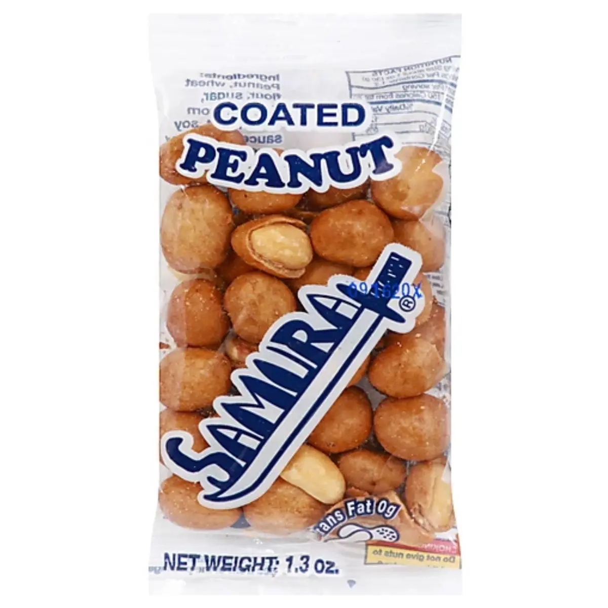 Samura Japanese Style Coated Peanuts (25 Pack 1.3oz each) Cacahuate Estilo Japones Cocktail Crunchy Peanuts