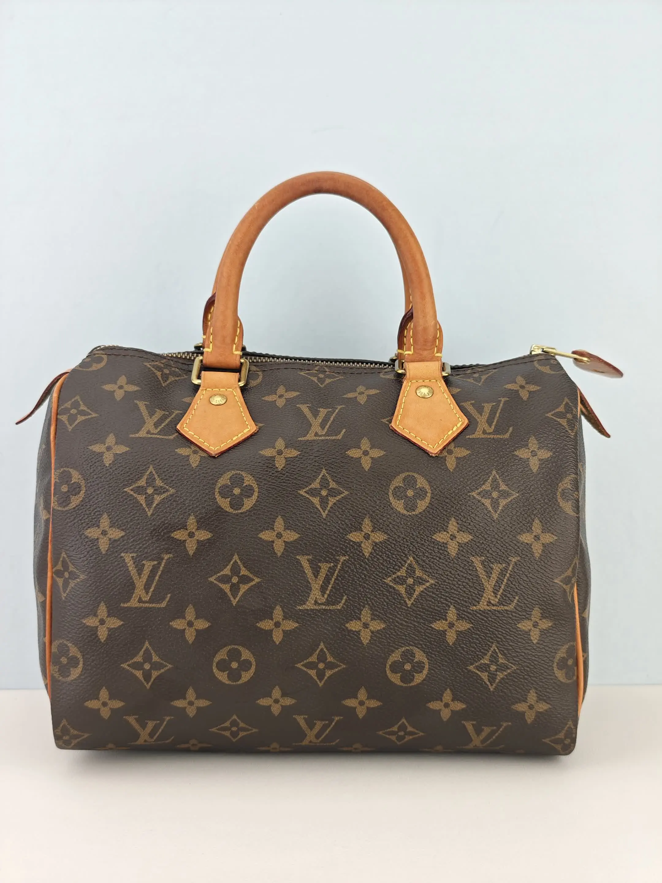 Pre-owned PVC coated canvas Clutches & Wristlets Louis Vuitton Speedy 25 Monogram canvas【MB2176】