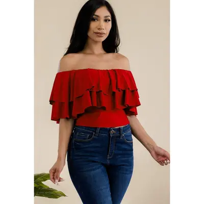 Red Dressy Tops for Women TikTok Shop