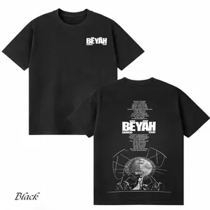 Comfort Colors Damso BEYAH Tour 2026 T-Shirt, French Rap Graphic Tee, Minimal Dark Aesthetic Concert Shirt Vintage Unisex