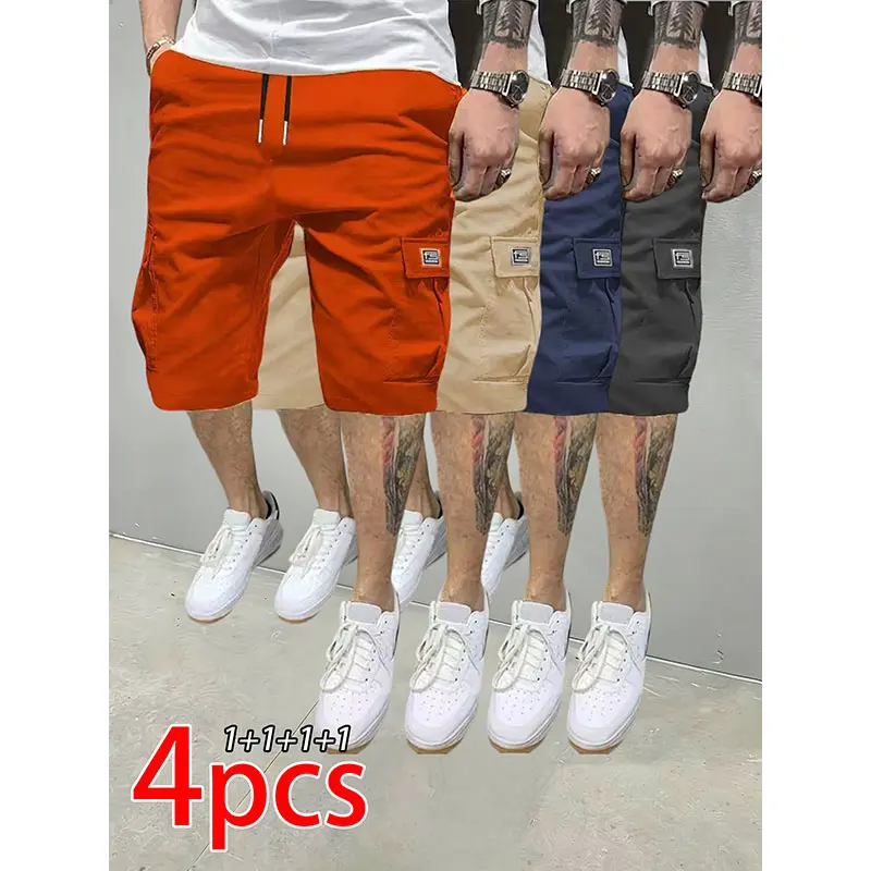 Orange + Khaki + Dark Blue + Dark Gray