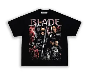 Blade Movie T-shirt, Wesley Snipes Graphic Tee, Vampire Hunter Apparel, Comic Book Merch, Fashion Cotton, Full Colors, Full Sizes, For Men, For Women
