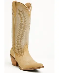 Sawtelle Denim Tall Western Boots - Snip Toe