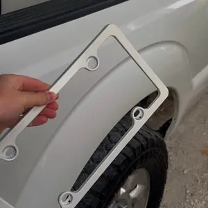 Paint Matched License Plate Covers for Customized Vehicles