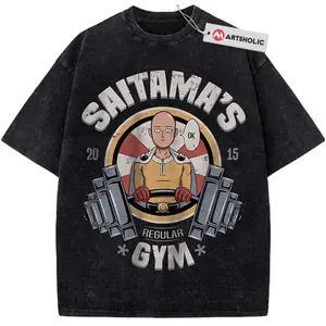 Saitama Shirt, One Punch Man Shirt, Anime Shirt, Vintage T-Shirt