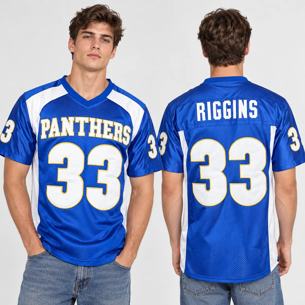 Tim Riggins Jersey 33 Friday Night Lights High School Football Jersey for Men 90s Hip Hop Clothing Party S-XXXL Halloween party
