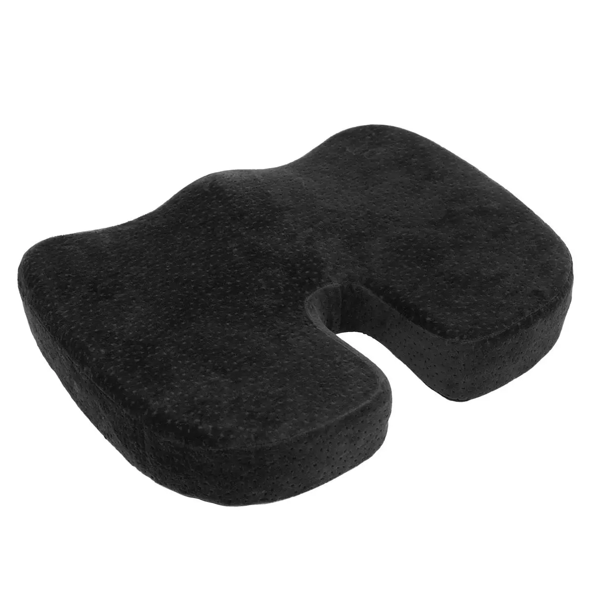 212 MAIN Orthopedic Contoured Memory Foam Coccyx Cushion with Removable Washable Slipcover, Back Pain Aid, Coccyx Support, Orthopedic Fit, Ideal for Office Use