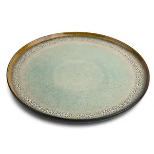 {AUTHENTIC} Yellowstone Ceramic Round Dinner Plate - Kayce Collection, Rustic Design - Dish yellowstone  dinnerware