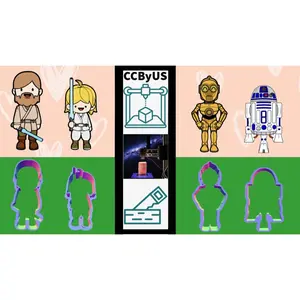 Space Wars Cookie Cutters Set 1