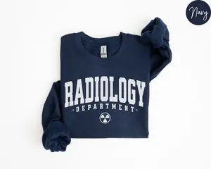 Radiology T-shirt Sweatshirt Hoodie, Radiology Department Shirt, RAD Tech Sweater, Radiology Gift for Xray Tech, X-ray Technologist, CT MRI Tech Shirt Cotton Crewneck