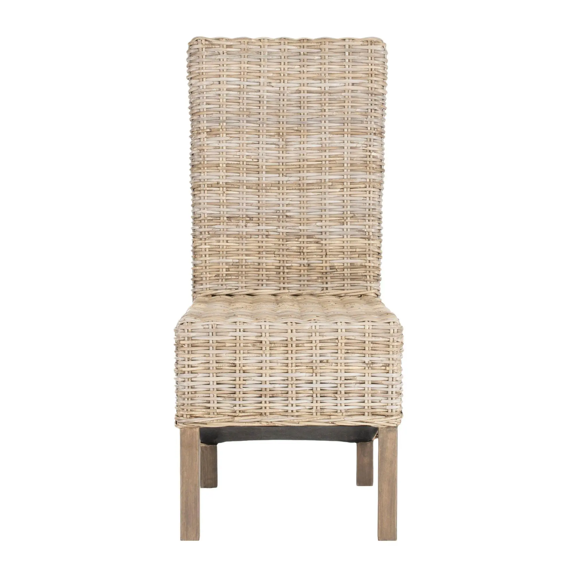 Baxton Studio Darielle Boucle Fabric and Brown Accent Chair