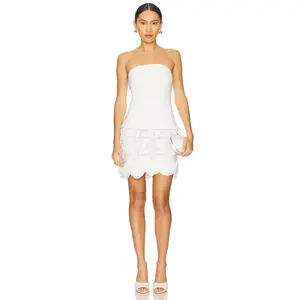 ELLIATT Selena Mini Dress in Ivory