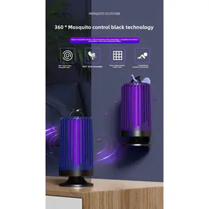 USB Rechargeable Electric Mosquito Zapper, Portable Bug Zapper for Home Bedroom Dorm & Outdoor, Handheld Mosquito Killer Lamp, Efficient Insect Repellent, Perfect Gift