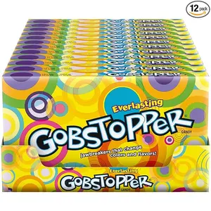 Wonka Gobstopper Everlasting Candy, Jawbreaker Candy, 5 oz (Pack of 12)