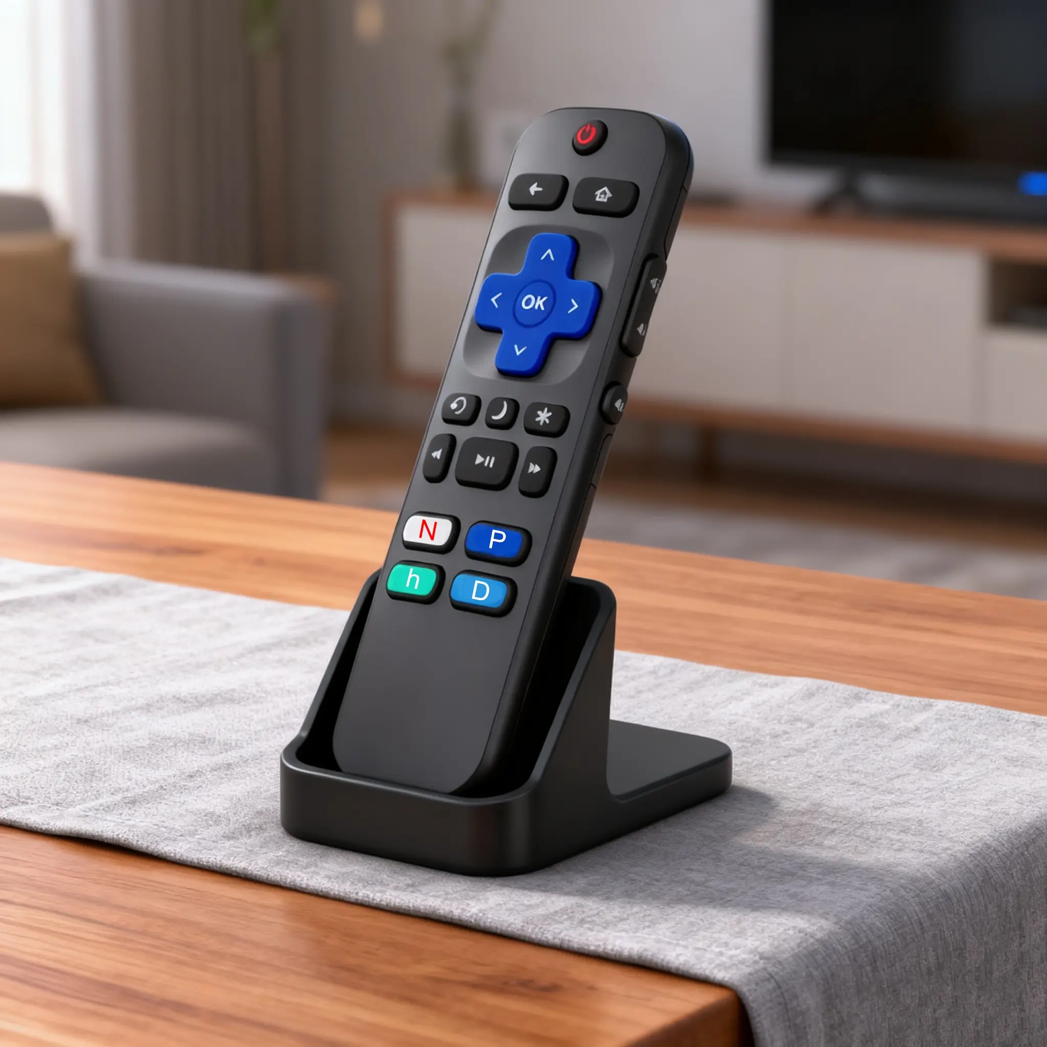 Remote Control for Roku TV, 1pc Universal Replacement Remote Control, Remote Control for Hisense Onn TCL Sharp Element Philips, Compatible with LG Roku Series TV, Wireless Remote Control, Remote Controller
