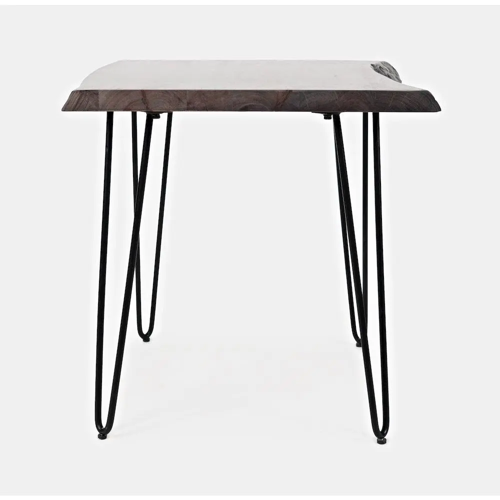 Nature's Edge 24in Solid Acacia Square End Table - Square Top, Clean Lines, Contemporary Organic Design, Casual Gatherings Use, Dependable, Enduring Appeal, Indoor Side Table, Side Tables