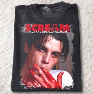 Vintage Scream Halloween tshirt, Halloween Sweatshirt, Lets Watch Scary Movies Sweatshirt, Horror Movie Tshirt, Scream Movie Sweatshirt Womenswear