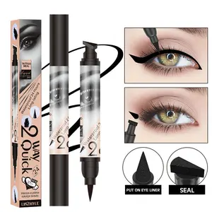 2-in-1 Precision Eyeliner & Stamp, Waterproof, Smudge-Proof, Quick-Dry, All-Day Wear,  Beginner-Friendly for Effortless Winged Liner