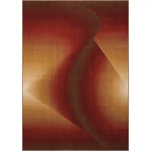 Nourison Home Radiant Arts RA04 Ruby Contemporary Loomed Rug