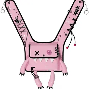 Rabbit and monster patent leather fashionable dual-purpose bag, shoulders, shoulder and cross-body bag