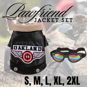 Oakland Dog Jacket, Pet clothing for Dogs, Waterproof bandanas