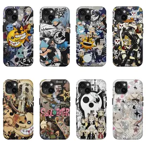 Anime Cool S-Soul Eater Phone Case For iPhone 17 16 15 14 13 12 11 - Personalized Aesthetic Design Shockproof Phone Case: Your Perfect Blend of Style and Safety!