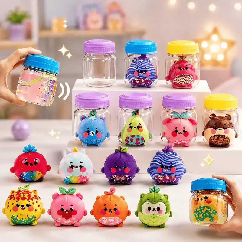 1/2PC Random Water-Activated Surprise Toys, Reveal Soft Squishy Characters, Fidget Sensory Toys, Ideal Gift for Age 12+ Kids, Squishy Jars #SohoChic