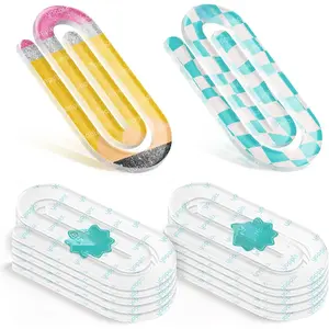 10 count Sublimation Paper Clips Blanks - Clear   Clips Paperclip Bookmark Clips for Heat Transfer, DIY Crafts, Office School Supplies, Customizable  Ideas