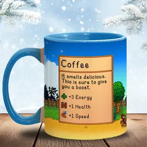 Stardew Valley Coffee Mug, Stardew Valley Farming Game Mug, Gift for Him or Her, Tea Mug, Ceramic Coffee Mugs Drinkware Gift For Gamer, Birthday Gifts - vdg10015