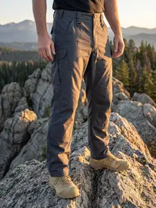 Men's Casual Pants Outdoor Workwear Sport Long Trousers Camouflage Tactical Multi-Pocket Camping Wear