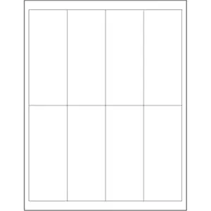 212 MAIN Rectangular Laser/Inkjet Labels, 2x5 in Permanent Glue Adhesive Stickers, Self-Adhesive Label Printing Stickers for Laser Printers & Office Supplies - 800-Count Pack, Self Adhesive Stickers