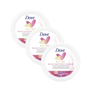 Dove Beauty Cream, Pink - 5 oz Face and Body Lotion - Pack of 3