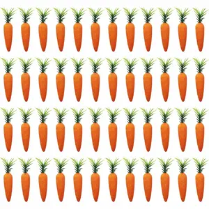 48 Easter Carrot Decorative Ornaments for Holiday Parties, Perfect for Home Decor and Festive Celebrations