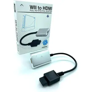 Wii to HDMI Adapter for  Consoles, Supports Component Output - Plug & Play - NTSC & PAL