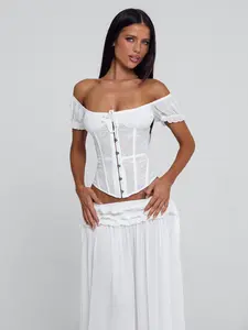 LUBELA CORSET TOP WHITE LUBELA CORSET TOP WHITE