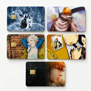 Bleach Anime Card Skin Cover, Shinigami Debit Card Sticker Ichigo Kurosaki,  Anime Wallet Gift
