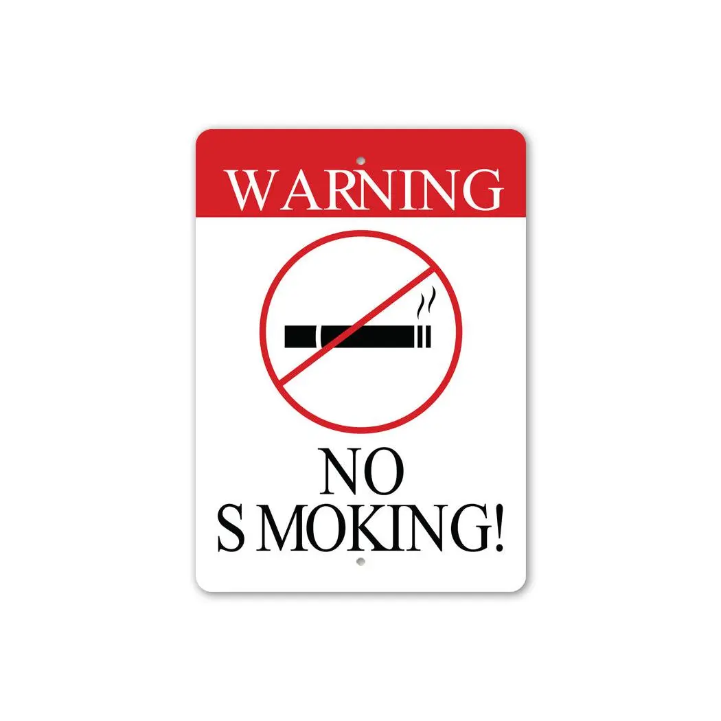 Warning No Smoking Sign