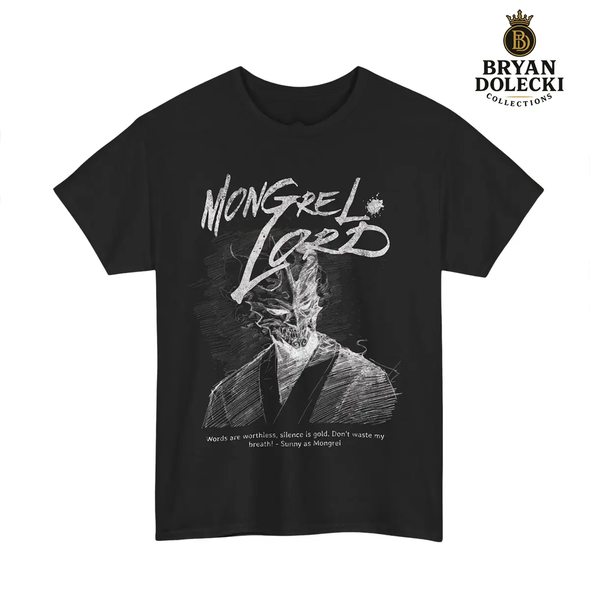 Lord Mongrel T-Shirt, Sweatshirt, Sunless Shadow Slave Tee, Web Novel Graphic Shirt, Sunny as Mongrel Quote Top, Dark Fantasy S.S. Merchandise, Unisex Fan Gift Tee