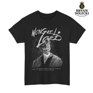 Lord Mongrel T-Shirt, Sweatshirt, Sunless Shadow Slave Tee, Web Novel Graphic Shirt, Sunny as Mongrel Quote Top, Dark Fantasy S.S. Merchandise, Unisex Fan Gift Tee