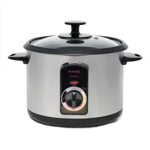 Pars Automatic Persian Rice Cooker - Tahdig Rice Maker Perfect Rice Crust, 10 Cup