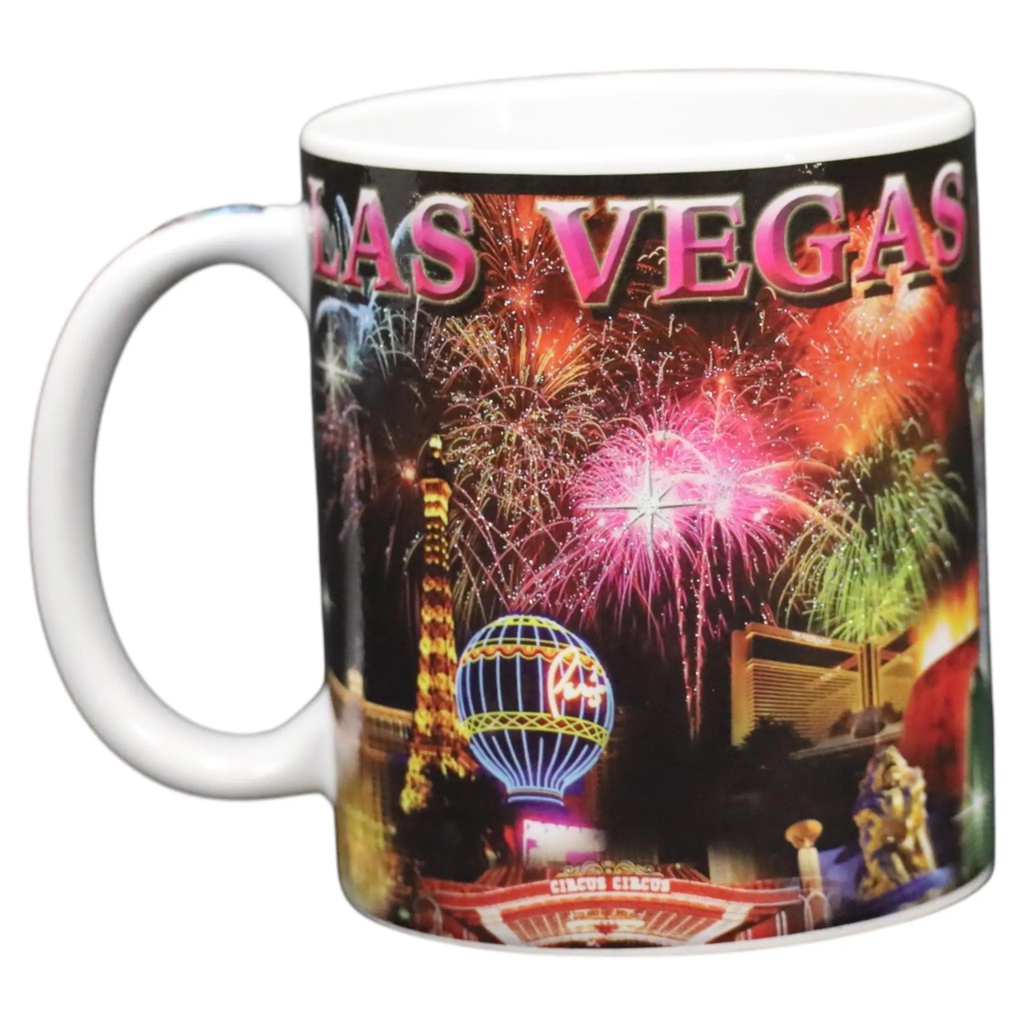 Las Vegas Fireworks Souvenir Mug — 11 oz