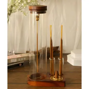AshElysium Incense Burner, Incense Holder for Sticks, Ash Catcher insence-stick holder, Meditation Accessories, Incense Cone Holder, Incense Burner Holder, Spiritual Gifts for Women, Home Gifts, Décor