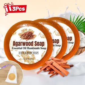 Agarwood Soap, Essential Oil Handmade Soap, Men's Bar Soap, Rich Agarwood Scent, Rich Lather, Gentle Clean Skin, Halloween Gift Set