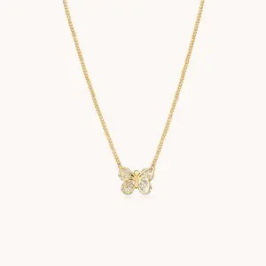 Lovely Butterfly Pendant Necklace