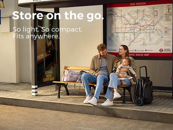 Momcozy ClickGo Lightweight Stroller, Compact Travel Stroller for Airplane with One-Click Fold, Baby Stroller and Toddler Stroller with Large Canopy for Kids from 6 Months to 50 Lbs