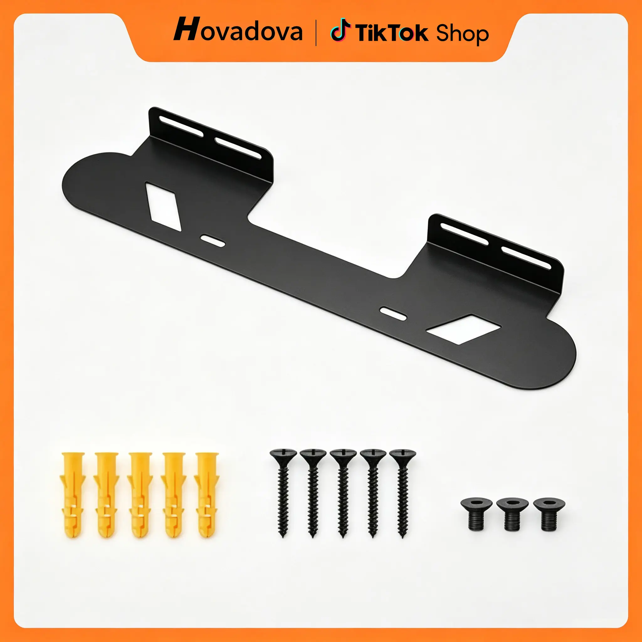 Soundbar Mount for Sonos Beam,Heavy Duty No-Sag Wall Mount Bracket | Compatible with Gen 1 & Gen 2, Sonos Beam Sound Bar Mounting Bracket Under TV or Above TV for Space Saving